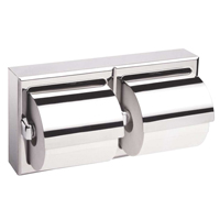 Two-Roll Toilet Paper Dispenser with Hoods, Multiple Roll Capacity Nia-Chem Ltd.