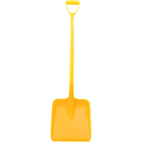 D-Grip Food Shovel, 13" x 12" Blade, 41" Length, Plastic, Yellow JB864 | Nia-Chem Ltd.