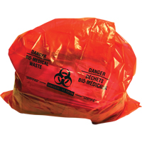 Sure-Guard Bio-Medical Waste Liners, Bio-Hazard, 38" L x 30" W, 2 mil Nia-Chem Ltd.