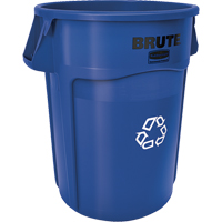 Contenant de collecte des d&eacute;chets recyclable Brute, Vrac, Plastique, 32 gal. US Nia-Chem Ltd.