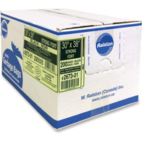 Industrial Garbage Bags, Strong, 38" W x 30" L, 0.85 mils, Black Nia-Chem Ltd.