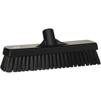 Balai-brosse pour planchers et mur, Crins Ferme, 12", Polyester, Noir Nia-Chem Ltd.