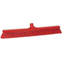 Balai-brosse &agrave; soies combin&eacute;es, Crins Cors&eacute;/Fin, 24-1/2", Polyester, Rouge Nia-Chem Ltd.