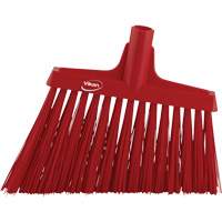 T&ecirc;te de balai oblique, Crins Extra-ferme, 12", Polyester, Rouge Nia-Chem Ltd.