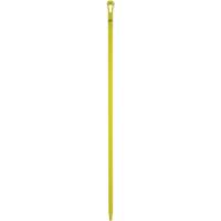 Ultra Hygiene Handle, Broom/Scraper/Squeegee, Yellow, Ergonomic, 59" L Nia-Chem Ltd.