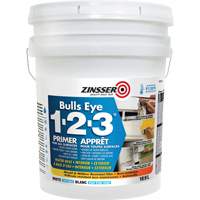 Appr&ecirc;t &agrave; base d'eau Bulls Eye 1-2-3, 18,9 L, Seau, Blanc Nia-Chem Ltd.