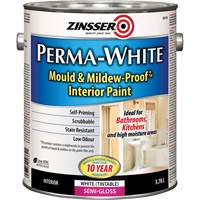 Peinture int&eacute;rieure Mold & Mildew-Proof Perma-White, 3,78 L, Gallon, Blanc Nia-Chem Ltd.