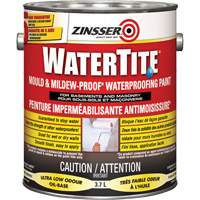 Peinture &agrave; l'&eacute;preuve de l'eau Watertite Mold & Mildew-Proof, Blanc, Satin&eacute;, 3,78 L, Gallon Nia-Chem Ltd.
