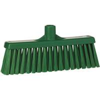 T&ecirc;te de balai droit, Crins Moyen, 12", Polyester, Vert Nia-Chem Ltd.