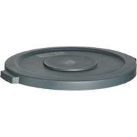 Waste Container Lid, Flat Lid, Plastic, Fits Container Size: 22" Dia. Nia-Chem Ltd.