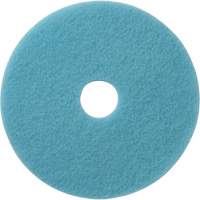 Luster Lite Floor Pads, 19", Burnishing, Light Blue Nia-Chem Ltd.