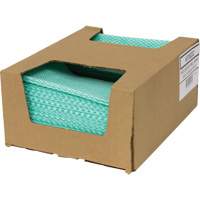 SaniWorks&reg; Choice Counter Cloths, Green/White Nia-Chem Ltd.