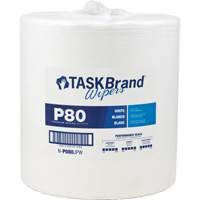 TaskBrand&reg; P80 Premium Series Wipers, Heavy-Duty, 13" L x 12" W Nia-Chem Ltd.