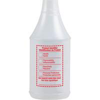 Round Spray Bottle with WHMIS Label, 24 oz. JN108 | Nia-Chem Ltd.
