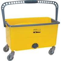 Microfibre Mop Bucket & Wringer, Strainer, 11 US Gal. (44 Quart), Yellow JN501 | Nia-Chem Ltd.