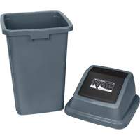 Garbage Can, Plastic, 26 US gal. JN513 | Nia-Chem Ltd.
