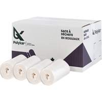Sacs &agrave; d&eacute;chets de haute densit&eacute;, Utilitaire, 22" la x 20" lo, 8 microns, Givr&eacute;, Capacit&eacute; 23 L (6 Gal.) Nia-Chem Ltd.