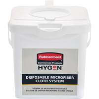 Seau de chargement pour chiffons microfibres, Blanc Nia-Chem Ltd.