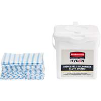Seau de chargement pour chiffons microfibres, Blanc Nia-Chem Ltd.
