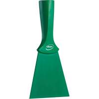 Grattoir en nylon avec poign&eacute;e filet&eacute;e, Vert, 4" la x 8" lo Nia-Chem Ltd.