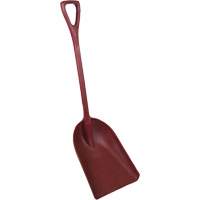 Pelle monobloc perceptible par d&eacute;tecteur de m&eacute;tal, Lame 13-3/4" x 17", Longueur de 42-1/2", Plastique, Rouge Nia-Chem Ltd.