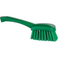 Brosse &agrave; r&eacute;curer avec manche court, Soies Doux, Longueur de 10-1/2", Vert Nia-Chem Ltd.