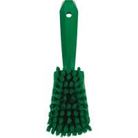 Brosse &agrave; r&eacute;curer avec manche court, Soies Doux, Longueur de 10-1/2", Vert Nia-Chem Ltd.