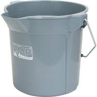 Round Bucket with Pouring Spout, 2.64 US Gal. (10.57 qt.) Capacity, Grey JP785 | Nia-Chem Ltd.