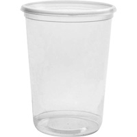 Magik 32 oz. Clear Deli Container without Lid, Plastic, Round Nia-Chem Ltd.