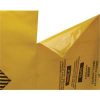 Hazardous Waste Liners, Asbestos, 40" L x 26" W, 3 mils Nia-Chem Ltd.