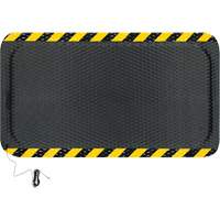 Tapis conductible Hog Heaven, 3' la x 5' lo, 5/8" &eacute;paisseur, Noir/Jaune, Nitrile Nia-Chem Ltd.