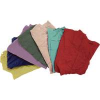 Recycled Material Wiping Rags, Fleece, Mix Colours, 25 lbs. JQ109 | Nia-Chem Ltd.