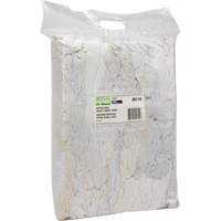 Recycled Material Wiping Rags, Cotton, White, 10 lbs. JQ110 | Nia-Chem Ltd.