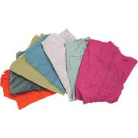 Recycled Material Wiping Rags, Terrycloth, Mix Colours, 25 lbs. JQ112 | Nia-Chem Ltd.