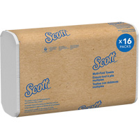 Scott<sup>®</sup> 100% Recycled Fiber Multifold Paper Towels, 1 Ply, 9-2/5" L x 9-1/5" W, 250 /Pack JQ121 | Nia-Chem Ltd.