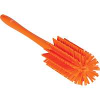 Medium Brush with Handle, Stiff Bristles, 17" Long, Orange Nia-Chem Ltd.