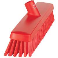 T&ecirc;te de balai-brosse, Crins Fin/Ferme, 16-1/2", Polyester/Polypropyl&egrave;ne, Rouge Nia-Chem Ltd.
