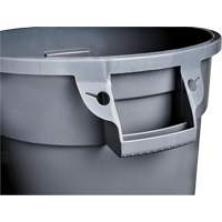 Contenant gris Titan pour d&eacute;chets, Plastique, 20 gal. US Nia-Chem Ltd.