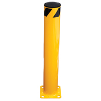 Butoir de s&eacute;curit&eacute;, Acier, 36" h x 5,5" la, Jaune Nia-Chem Ltd.