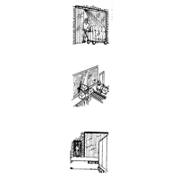 Portes &agrave; lani&egrave;res, 4' x 7' Ouverture de la porte, Largeur des lani&egrave;res 8", &eacute;paisseur  des lani&egrave;res 0,080" Nia-Chem Ltd.