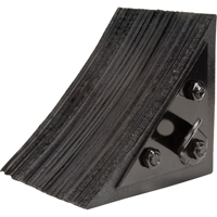Wheel Chock, 8" x 8" x 8", Black Nia-Chem Ltd.