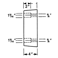 Molded Rubber Dock Guards, Rubber, 13" W x 4" D x 12" H Nia-Chem Ltd.