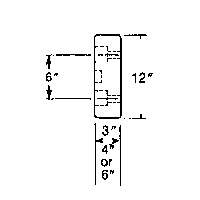 Molded Rubber Dock Guards, Rubber, 30" W x 4" D x 10" H Nia-Chem Ltd.