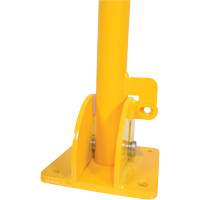 Fold-Down Bollards, Steel, 42" H x 1-3/4" W, Yellow Nia-Chem Ltd.