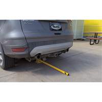 Fold-Down Bollards, Steel, 42" H x 1-3/4" W, Yellow Nia-Chem Ltd.