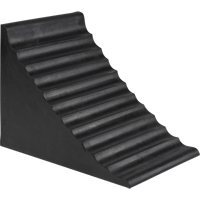 Wheel Chock, 9-7/8" x 7-1/8" x 7-1/2", Black Nia-Chem Ltd.