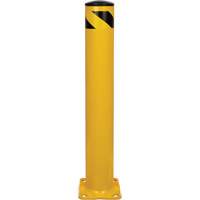 Safety Bollard, Steel, 36" H x 5-1/2" W, Yellow Nia-Chem Ltd.