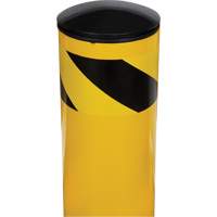 Safety Bollard, Steel, 36" H x 5-1/2" W, Yellow Nia-Chem Ltd.