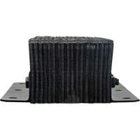 Laminated Dock Bumpers, Vertical, Rubber, 11" W x 6" D x 20" H Nia-Chem Ltd.