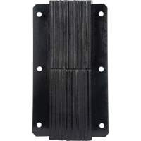 Laminated Dock Bumpers, Vertical, Rubber, 11" W x 4" D x 24" H Nia-Chem Ltd.